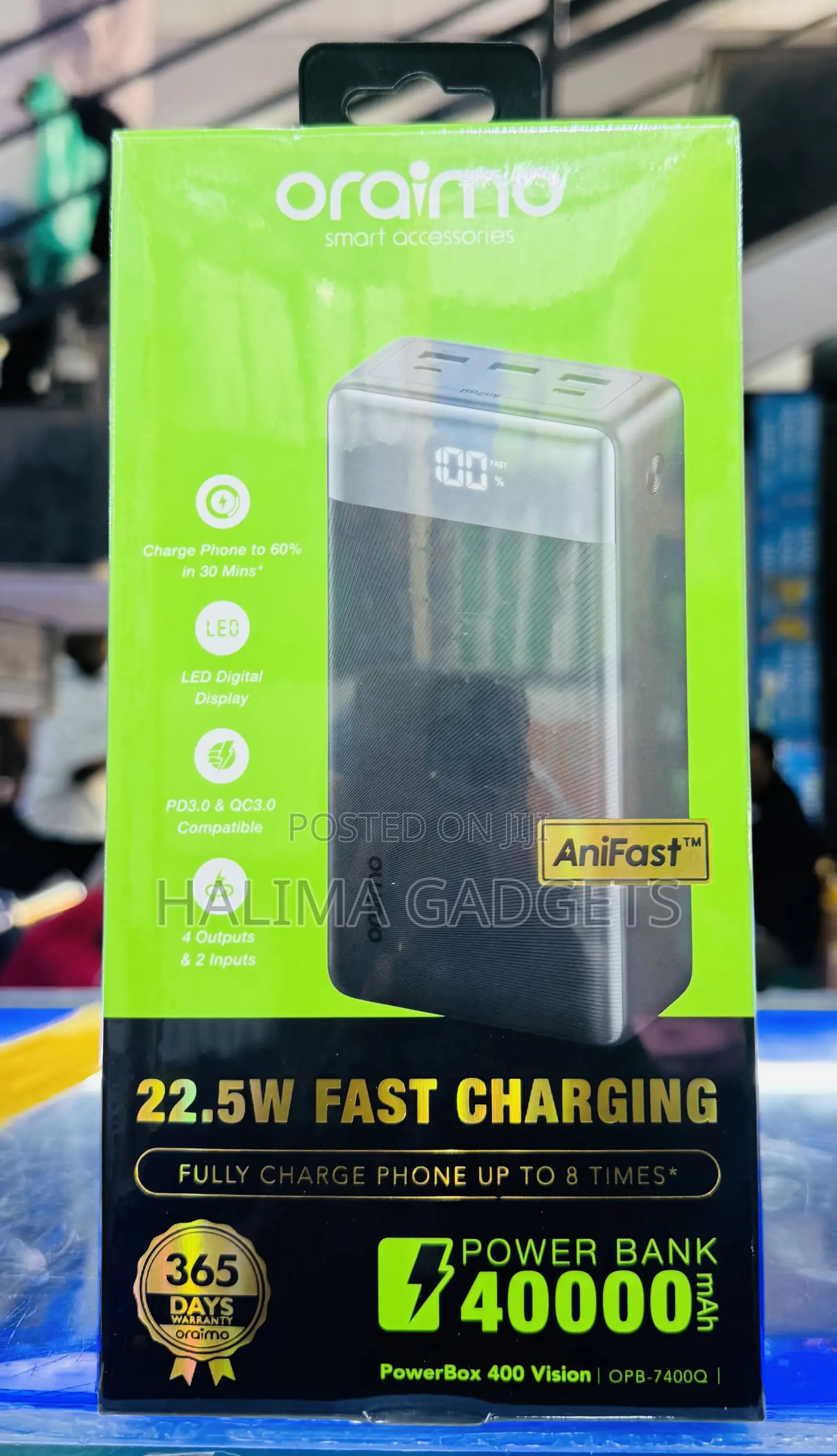 40000mah Oramio