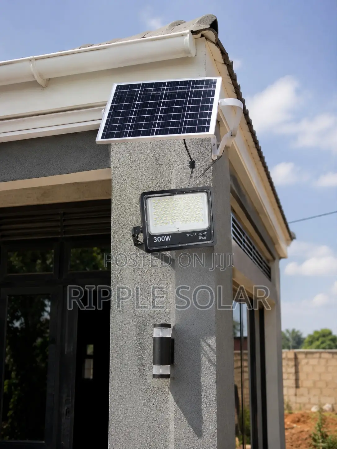 300w Solar Flood Light Outdoor Waterproof Security Light Kampala