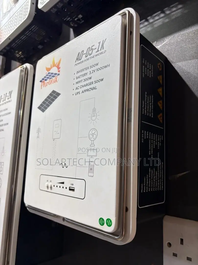 Phoenix Wall Mount Energy Storage System 500W Power Station