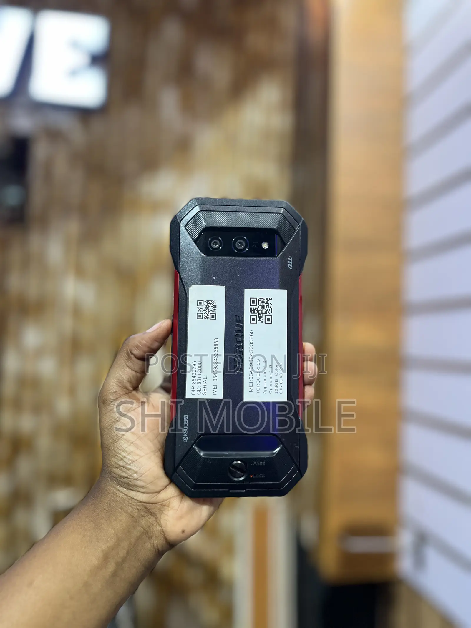 New Kyocera Torque 5G 128 GB Red