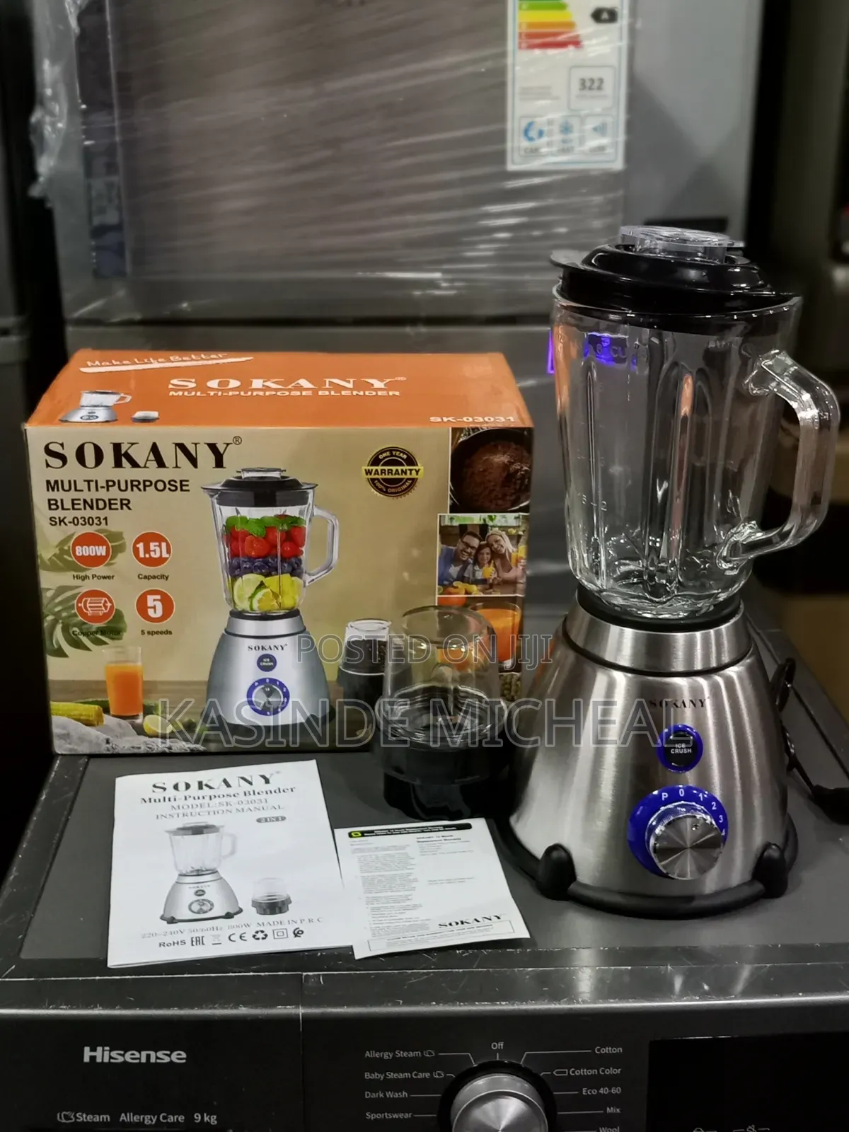 Sokany 1.5litres Blender