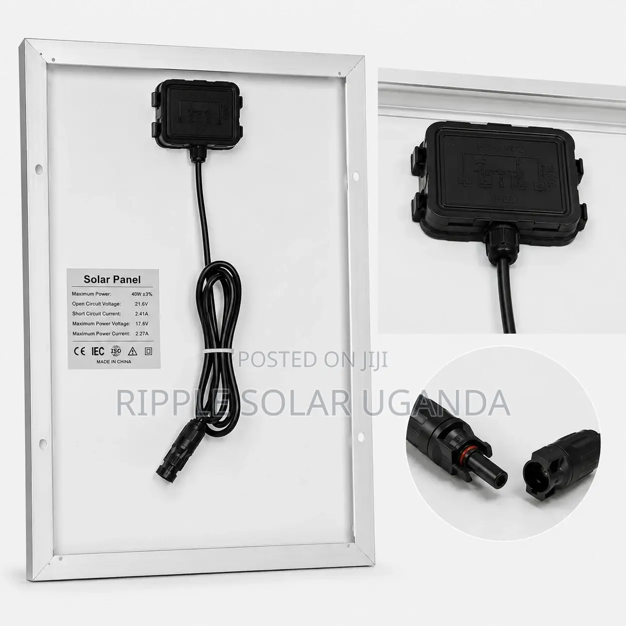 40W Solar Panel – Compact 12V Power Solution