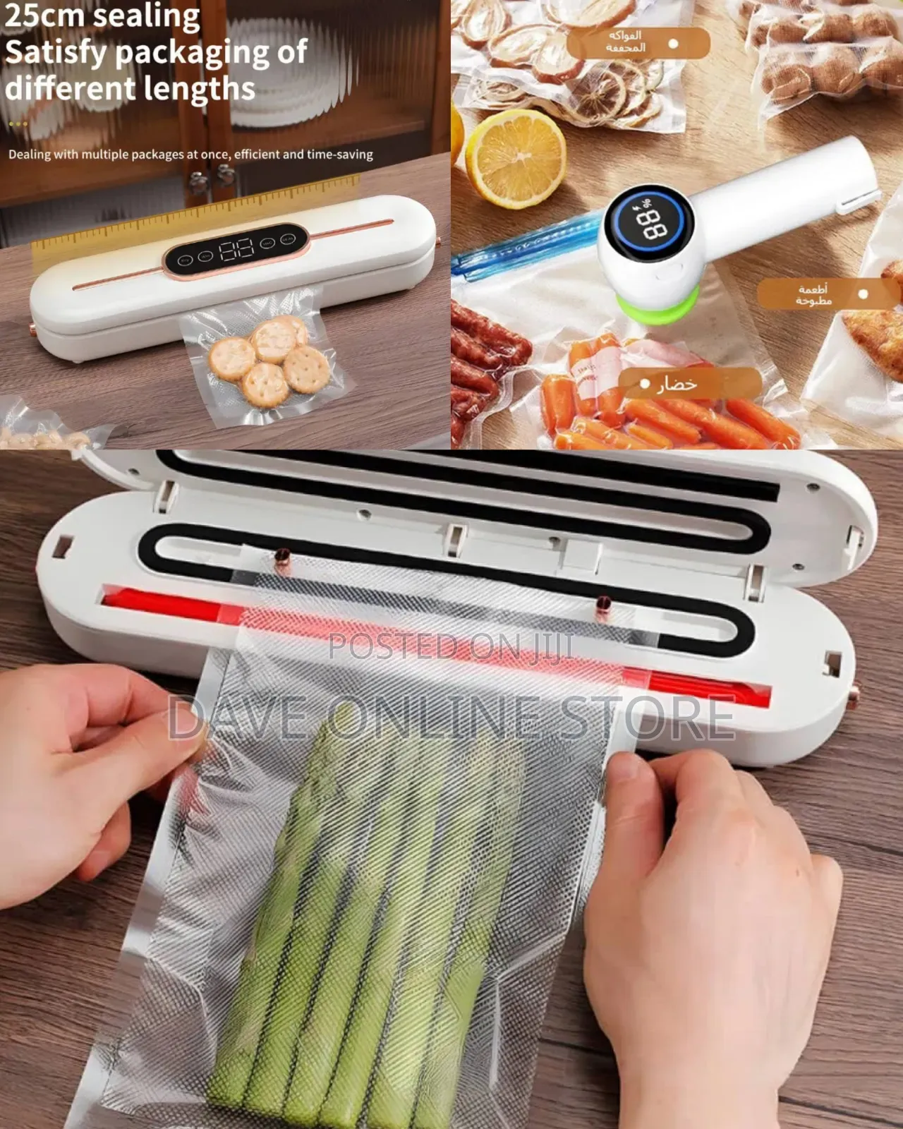 Household Vacuum Sealer With Display Vacuum Sealer ZKFK-006 90W