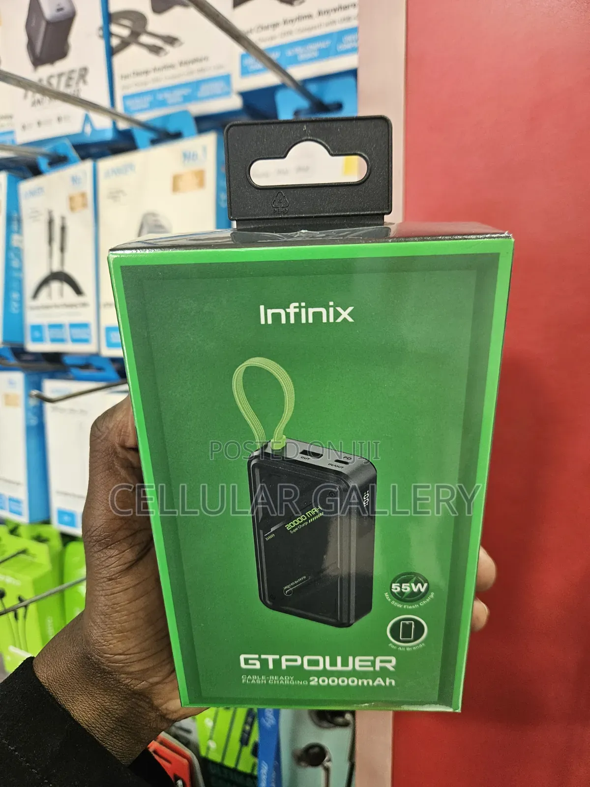 Infinix Power Bank for Laptops and Phone GTPOWER 20,000MAH 55W
