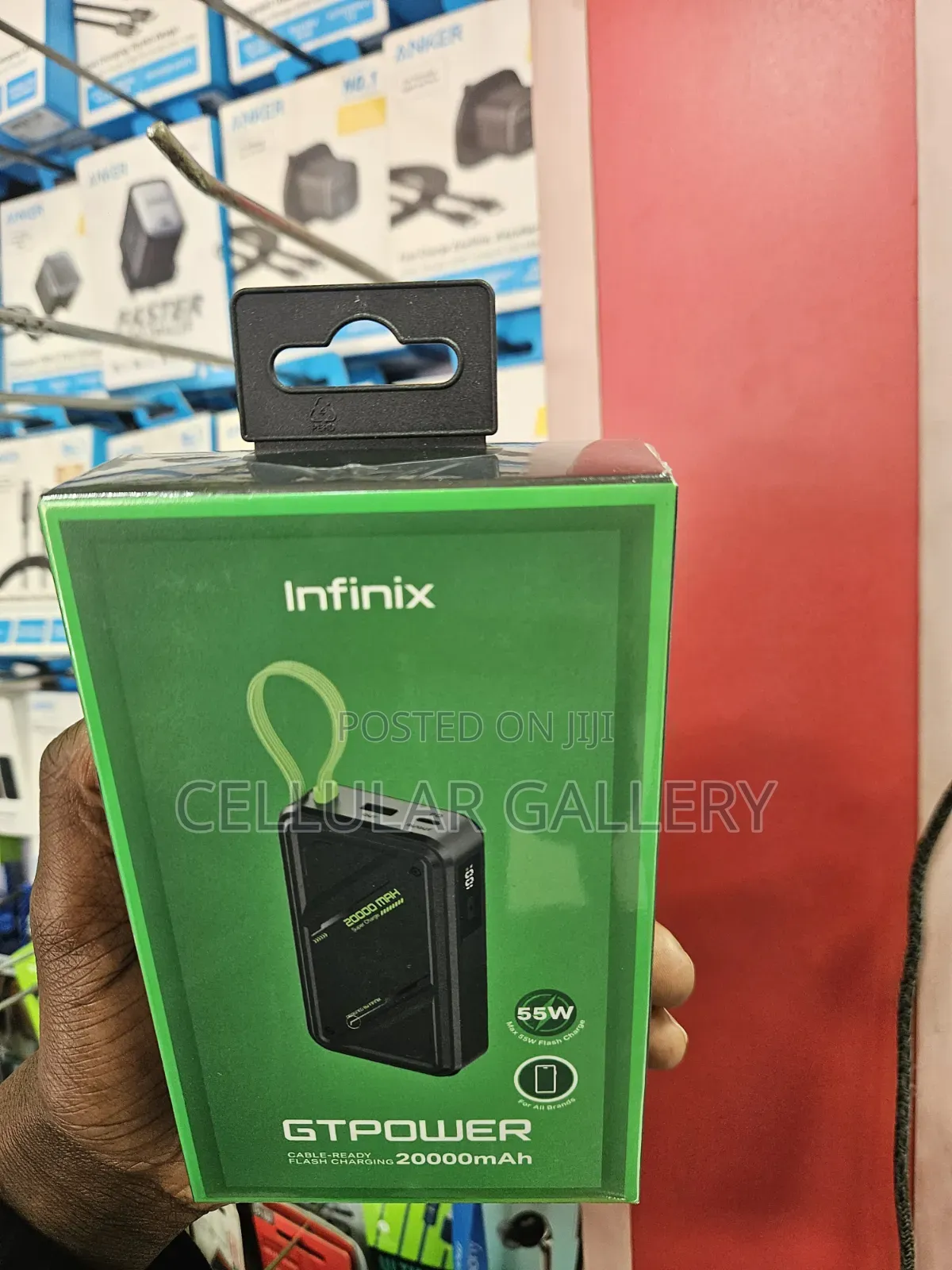 Infinix Power Bank for Laptops and Phone GTPOWER 20,000MAH 55W