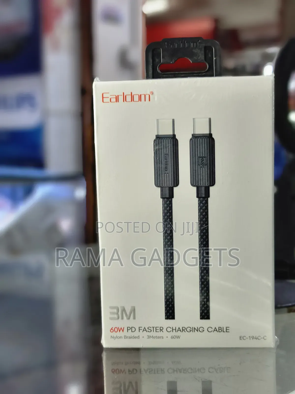Earldom EC-194C-C Charger Is a 3-Meter Long Cable