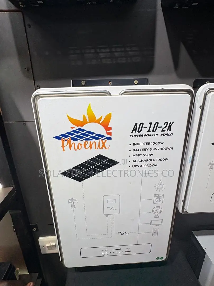 Phoenix 2000Wh 1000W All in One Solar Power Backup System