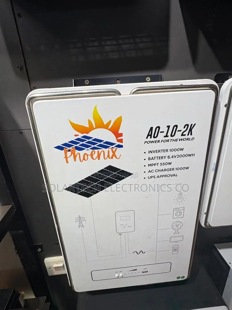 Phoenix 2000Wh 1000W All in One Solar Power Backup System