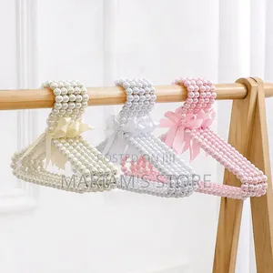 5pcs Beaded Hangers Are Designed for Hanging Feminine Clothing