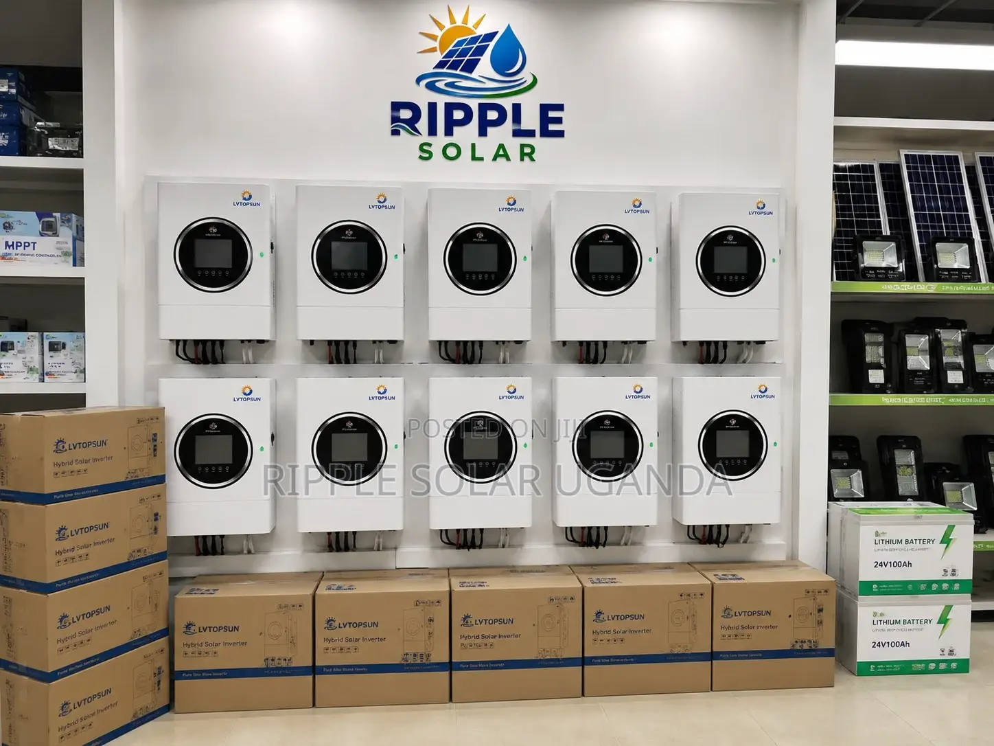 4kw Hybrid Solar Inverter 24v MPPT Off Grid Pure Sine Wave