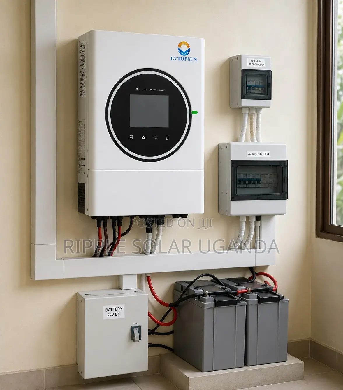 4kw Hybrid Solar Inverter 24v MPPT Off Grid Pure Sine Wave