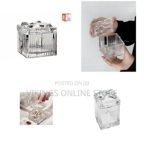 Kitchen Food Storage Jar Clear Glass Container Glass Sugar Bowl Heart