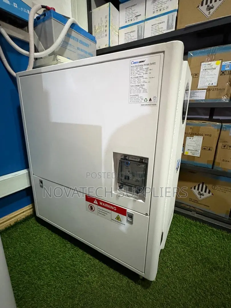 Cworth 16kWh 10kW All-in-One Solar Power Station 8-Year Warranty