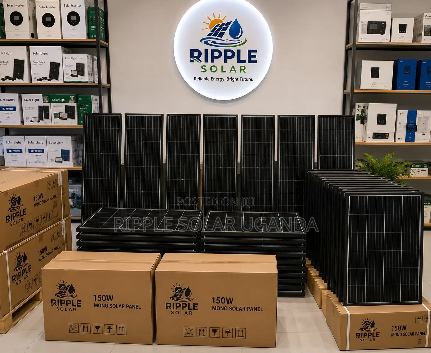 150W Black Monocrystalline Solar Panel