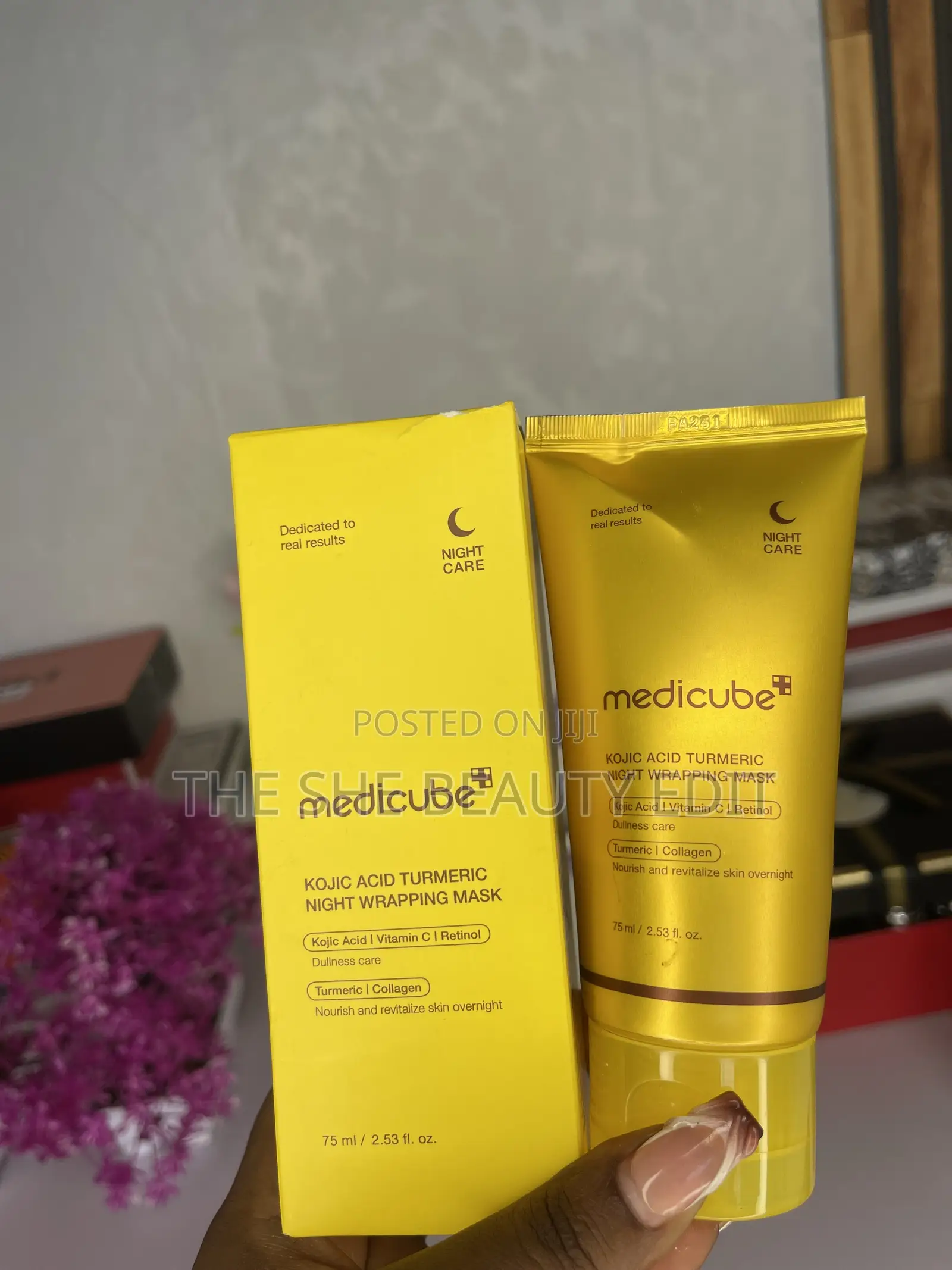 Medicube Kojic Acid Turmeric Night Wrapping Mask