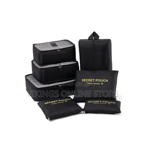 Travel Pouch 7-Piece Set Arrangement Case Clothes Stora Ge Bag Packing