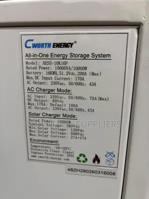 Cworth 10kW 16kWh Solar Backup Power Station IP54 Rated 10,000W