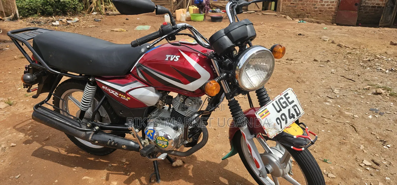 TVS HLX 125 2024 Red