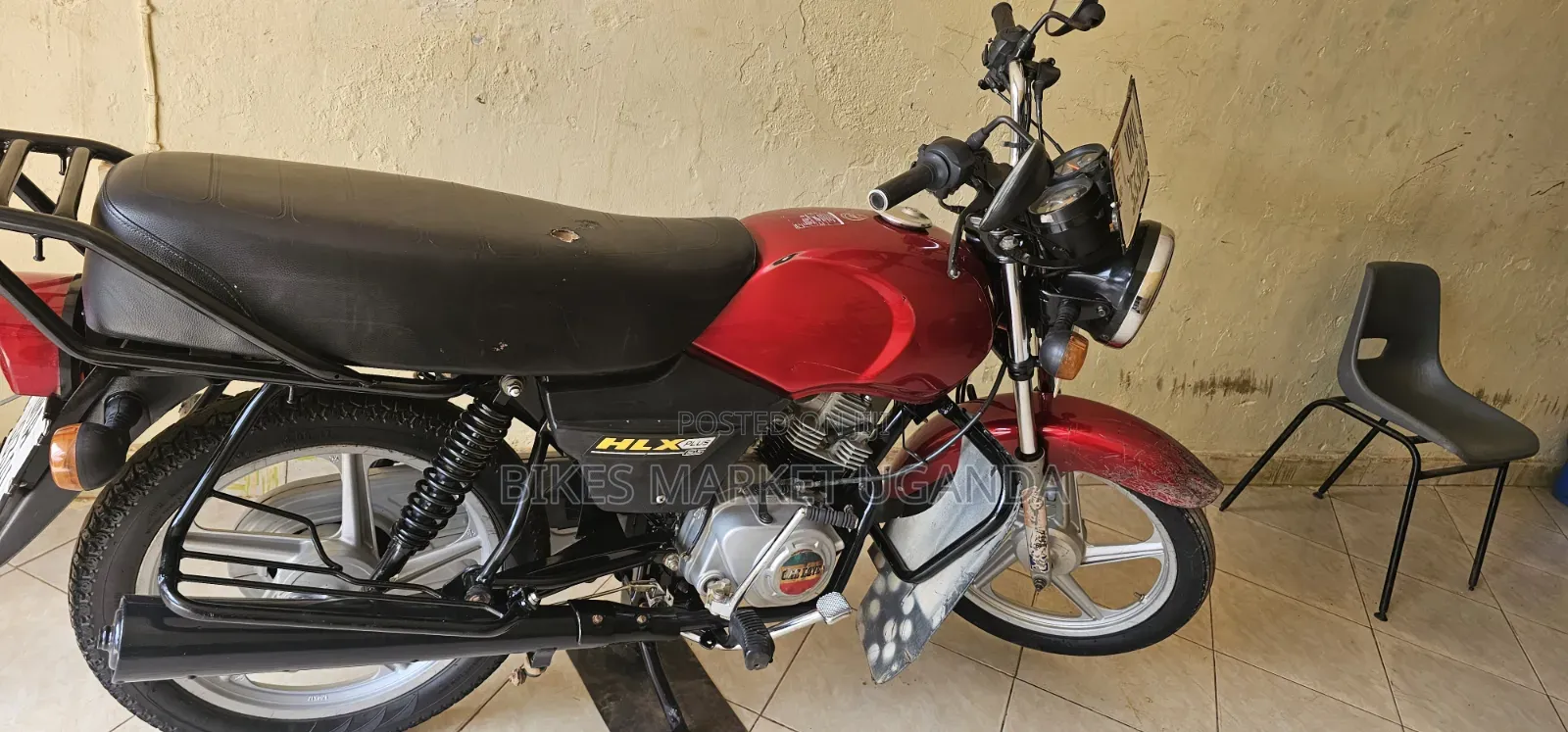 TVS HLX Plus ES 2025 Red