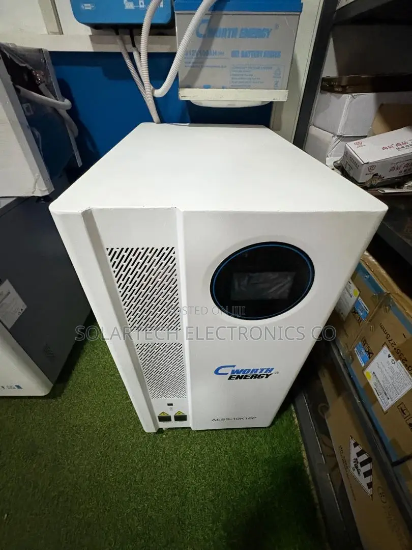 Cworth 16kWh 10kW All-in-One Solar Power Station 8-Year Warranty