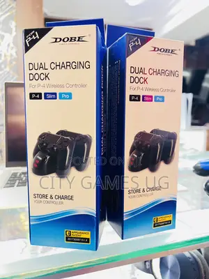 Dual-Charging Dock for PlayStation 4 Controllers