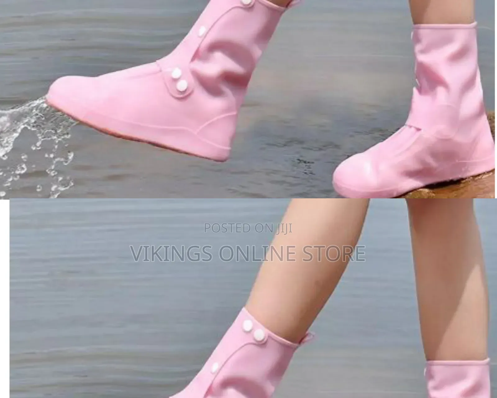 / 37 Waterproof Rain Shoe Covers, Reusable Foldable Non-Slip Ankle