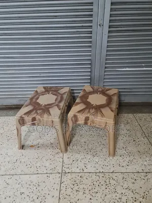 Marble Beige Plastic Coffee/Dining/Bar Plastic Table