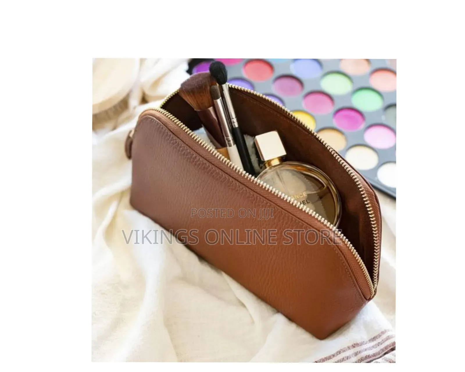 Makeup Bag Cosmetic Pouch Travel Organizer Toiletry Clutch, Color May