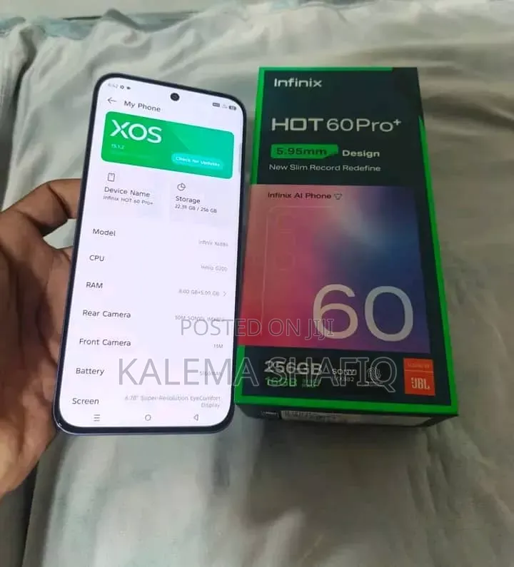 New Infinix Hot 60 Pro+ 256 GB Gray
