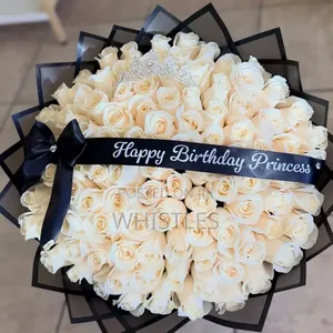 White Fresh Flower Bouquet