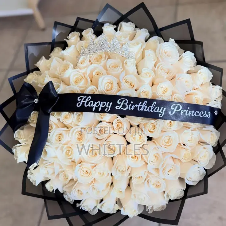 White Fresh Flower Bouquet