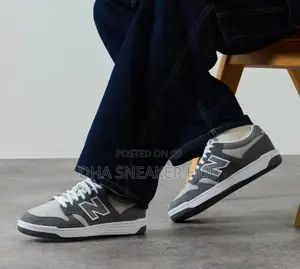 New Balance Grey Simple Comfortable Sneakers