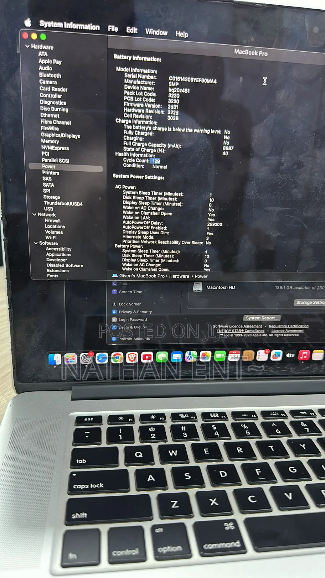 New Laptop Apple MacBook 2015 16GB Intel Core i7 SSD 256GB
