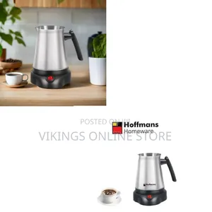 Hoffmans 800ML Grand Electronic Coffee Pot Stainless Steel Coffee