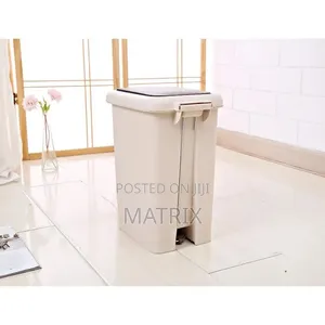 10L Waste Bin With Dual Opening and Foot Pedal