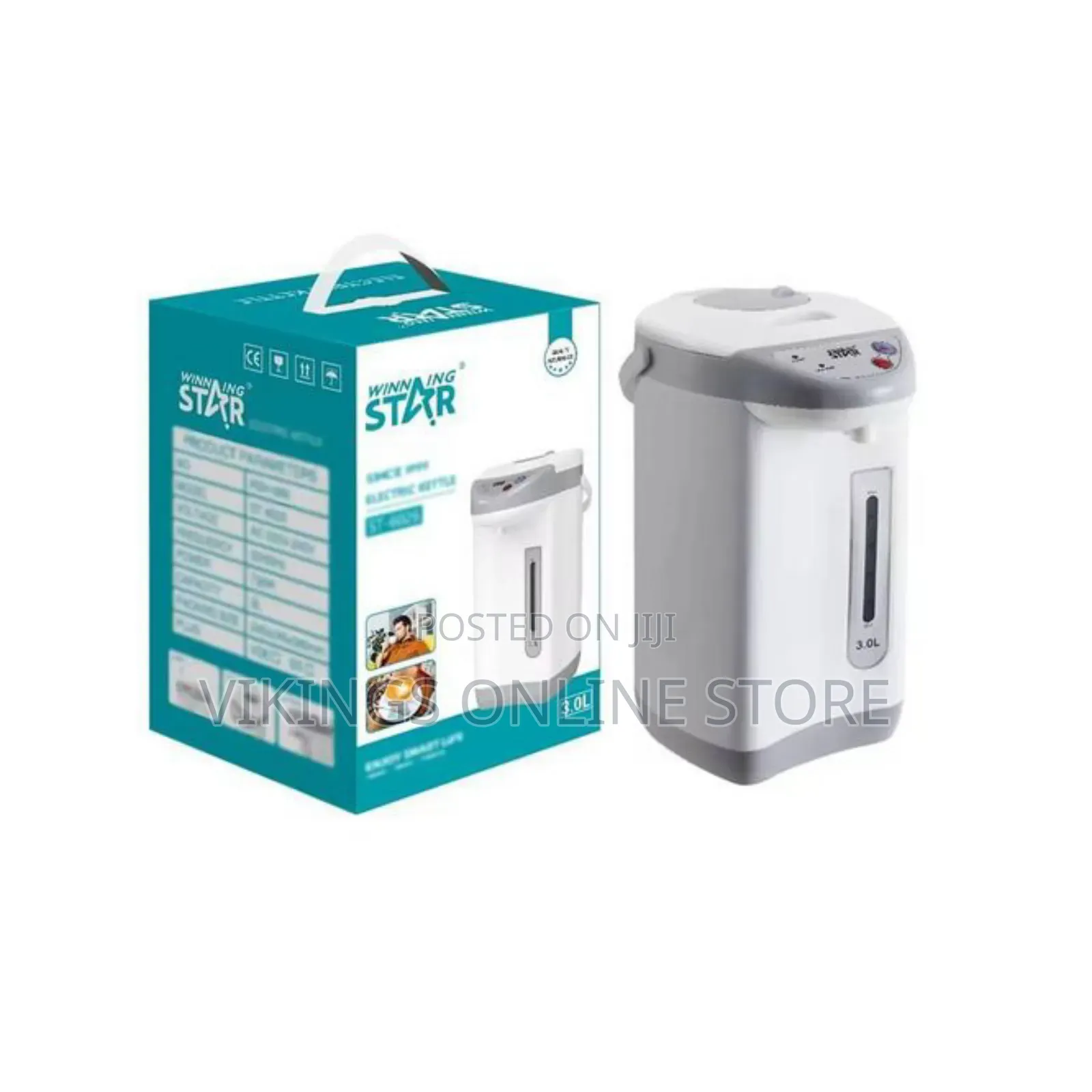 Winningstar Stainless Steel Cold Hot 3L 730W 3L Electric Kettle