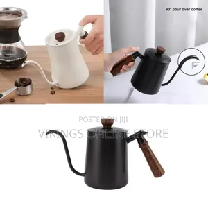 Pour Over Coffee Kettle, 600ml Gooseneck Kettle Long Spout Stainless