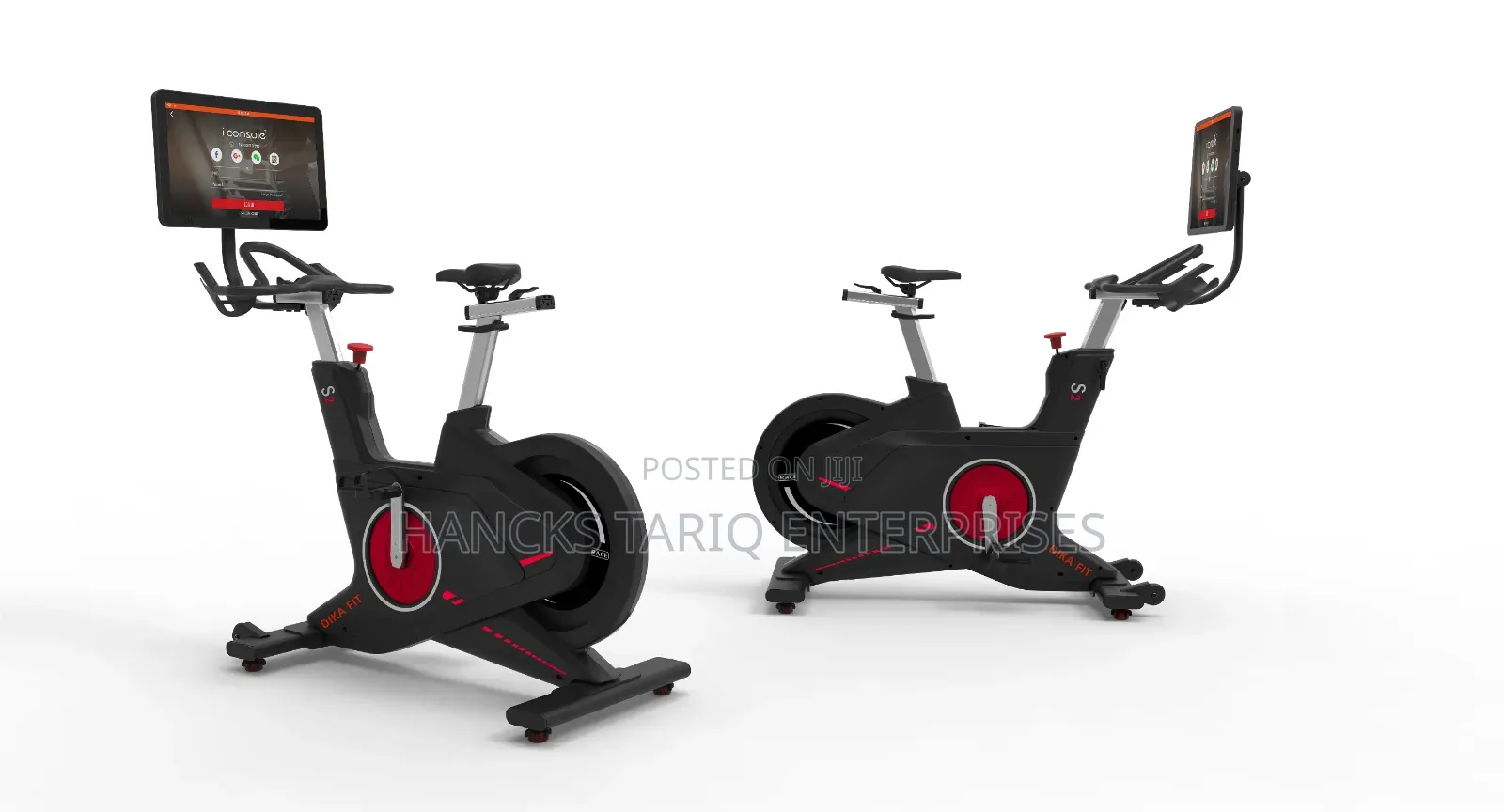 Indoor Exercise / Spinning Bike With Digital Display Screen.
