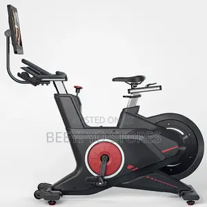 Indoor Exercise / Spinning Bike With Digital Display Screen.