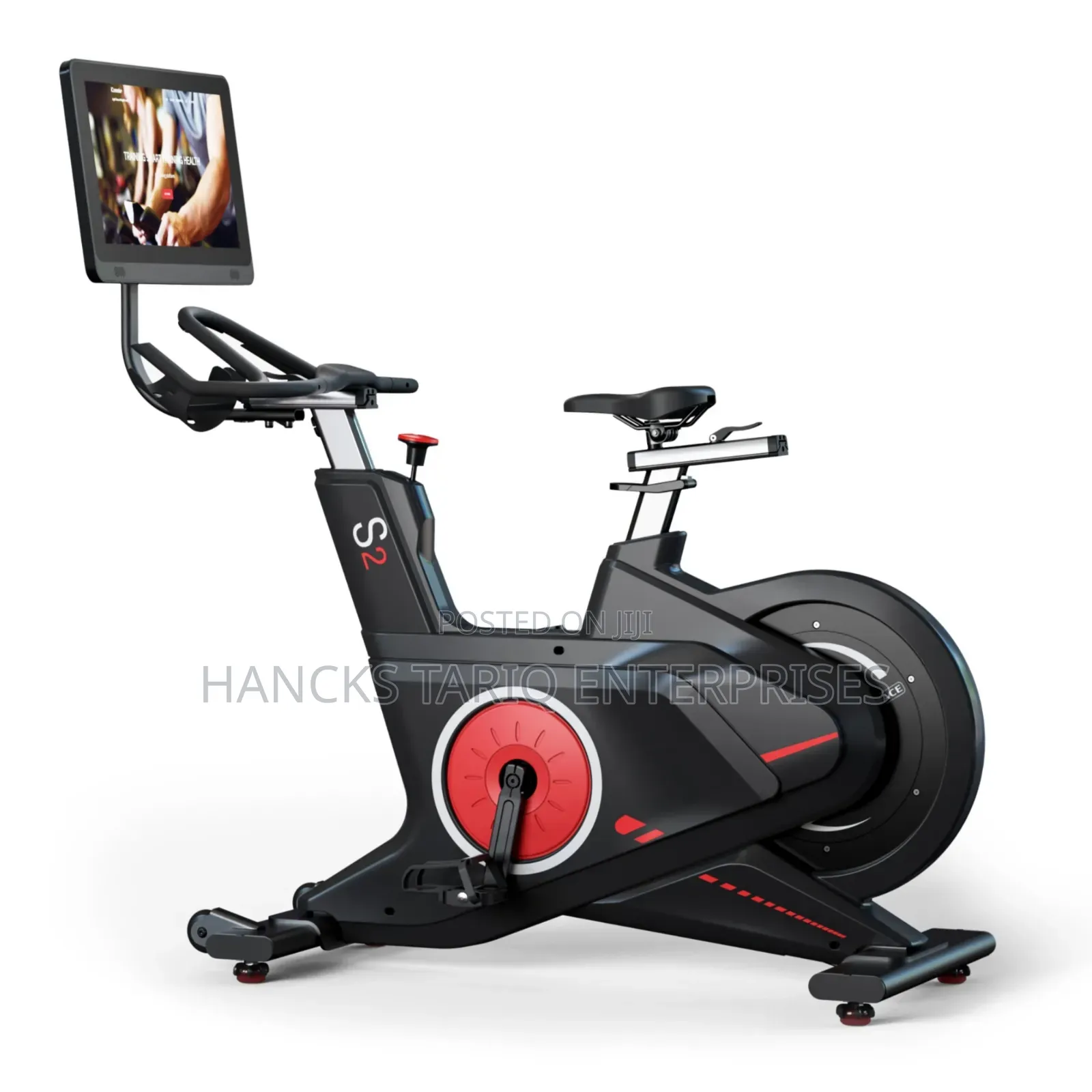 Indoor Exercise / Spinning Bike With Digital Display Screen.