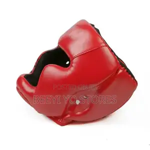 Red Boxing / Sparring Headgear Guard.