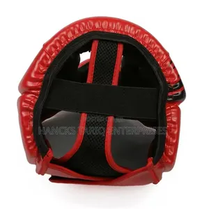Red Boxing / Sparring Headgear Guard.