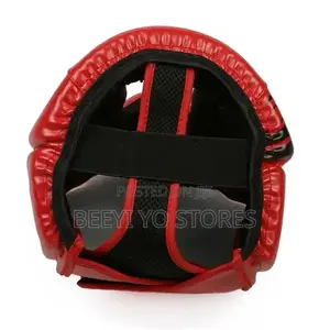 Red Boxing / Sparring Headgear Guard.