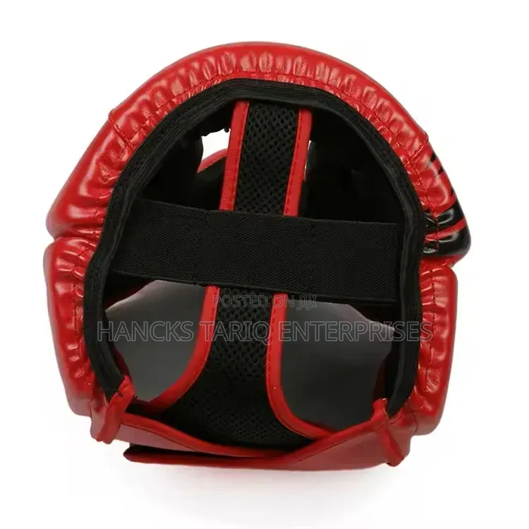 Red Boxing / Sparring Headgear Guard.