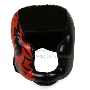 Red Boxing / Sparring Headgear Guard.