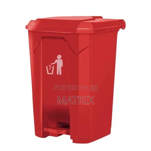 50L Trash Bin With a Foot Operated Pedal Mechanism