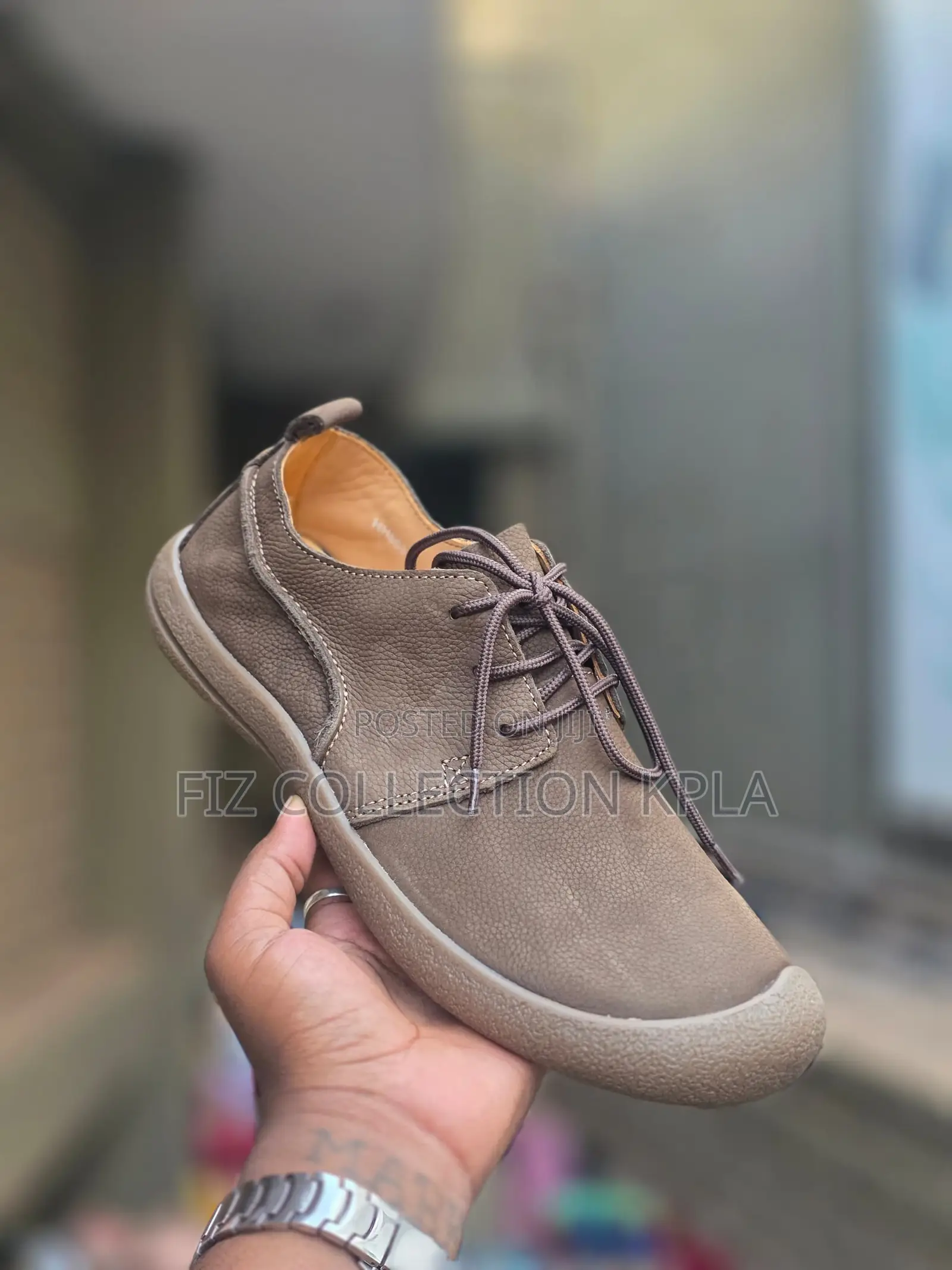 Premium Original Clarks Coffee Brown Leather Casual Shoes
