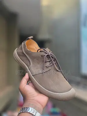 Premium Original Clarks Coffee Brown Leather Casual Shoes