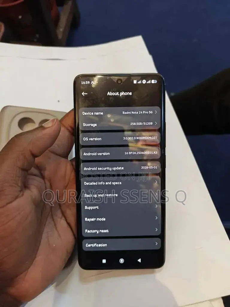 Xiaomi Redmi Note 14 Pro+ 5G 512 GB Black