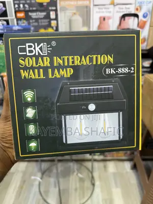CBK Solar Interaction Wall Lamp BK-888-2 Outdoor Security Light